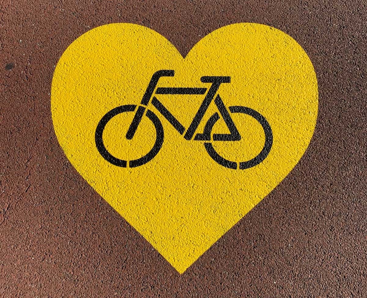 la bici nel cuore