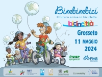 11 maggio 2024 - Bimbimbici a Grosseto con Bicincittà per sostenere le cure palliative pediatriche