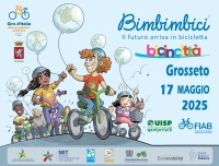 17 maggio 2025 - Bimbimbici a Grosseto con Bicincittà per promuovere la mobilità attiva